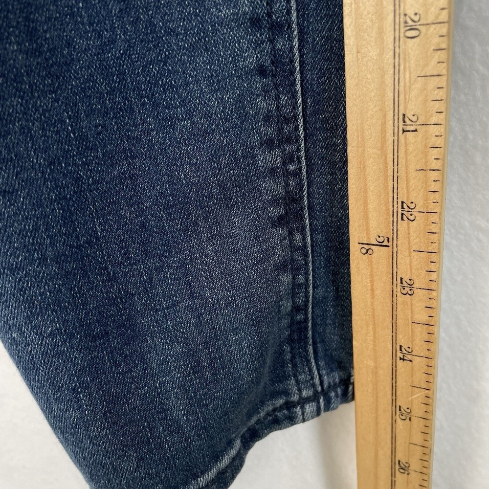 Free People Skinny Jeans Women 28 Blue Distressed Ripped Mesh Underlay Butto Fly - Picture 9 of 11